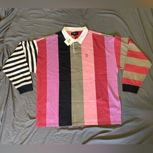 Teddy Fresh NWT long sleeve collared tee size 2X